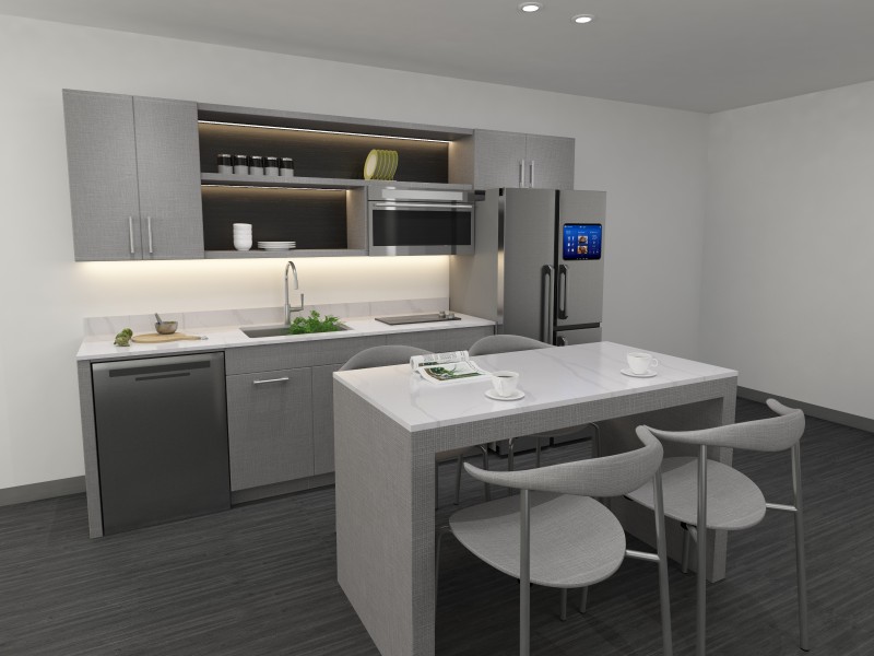 Homewood Suites 10.0 Kitchen Daybreak & Dusk finish