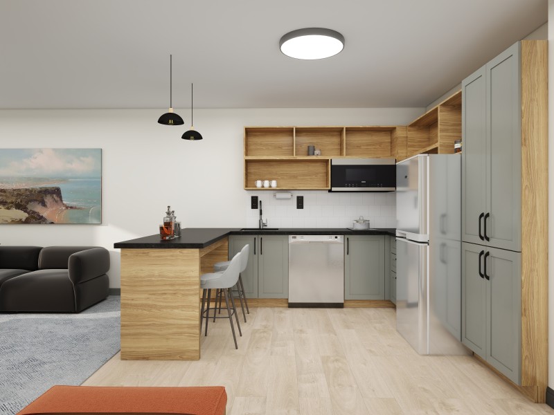 Candlewood Suites Rust / Contemporary Scheme Kitchen